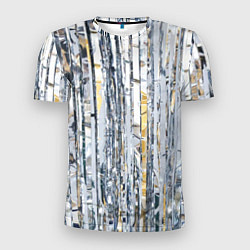 Футболка спортивная мужская Новогодний дождик, цвет: 3D-принт