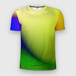 Футболка спортивная мужская The color is multicolored, цвет: 3D-принт