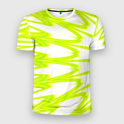 Футболка спортивная мужская Color neon green, цвет: 3D-принт