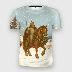 Футболка спортивная мужская Богатырь на коне 2026, цвет: 3D-принт
