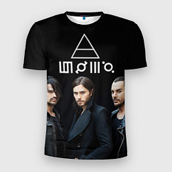 Футболка спортивная мужская 30 seconds to mars, цвет: 3D-принт