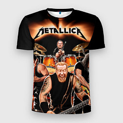 Футболка спортивная мужская Metallica Band, цвет: 3D-принт