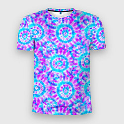 Футболка спортивная мужская Tie dye, цвет: 3D-принт