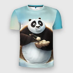 Мужская спорт-футболка Кунг фу панда
