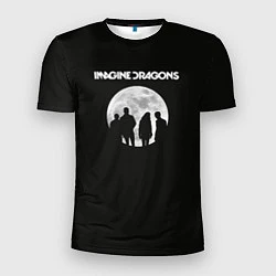 Футболка спортивная мужская Imagine Dragons: Moon, цвет: 3D-принт