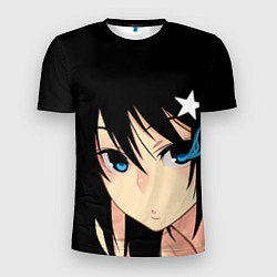 Мужская спорт-футболка Black Rock Shooter - глаза Мато Курои