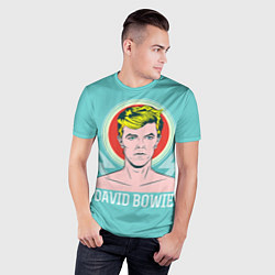 Футболка спортивная мужская David Bowie: pop-art, цвет: 3D-принт — фото 2
