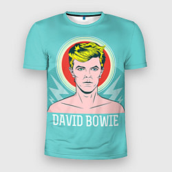 Футболка спортивная мужская David Bowie: pop-art, цвет: 3D-принт