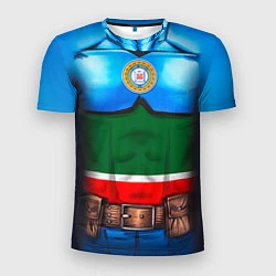 Мужская спорт-футболка Капитан Чечня