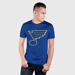 Футболка спортивная мужская St Louis Blues: Tarasenko 91, цвет: 3D-принт — фото 2