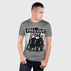 Футболка спортивная мужская Fall out boy, цвет: 3D-принт — фото 2