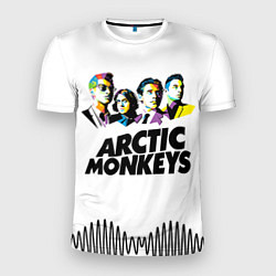 Футболка спортивная мужская Arctic Monkeys: Music Wave, цвет: 3D-принт