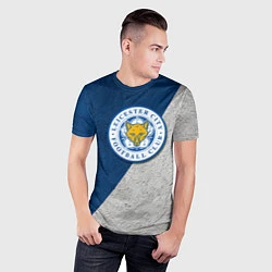 Футболка спортивная мужская Leicester City FC, цвет: 3D-принт — фото 2