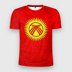Мужская спорт-футболка Киргизия