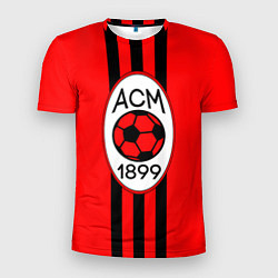 Футболка спортивная мужская ACM Milan 1899, цвет: 3D-принт