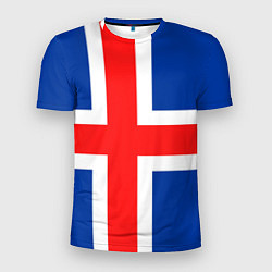 Мужская спорт-футболка Исландия