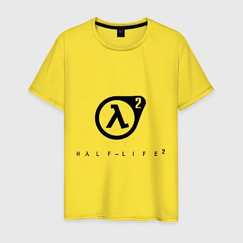 Мужская футболка Half Life 2 / Желтый – фото 1