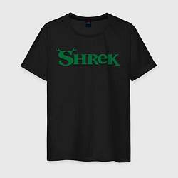 Футболка хлопковая мужская Shrek: Logo, цвет: черный