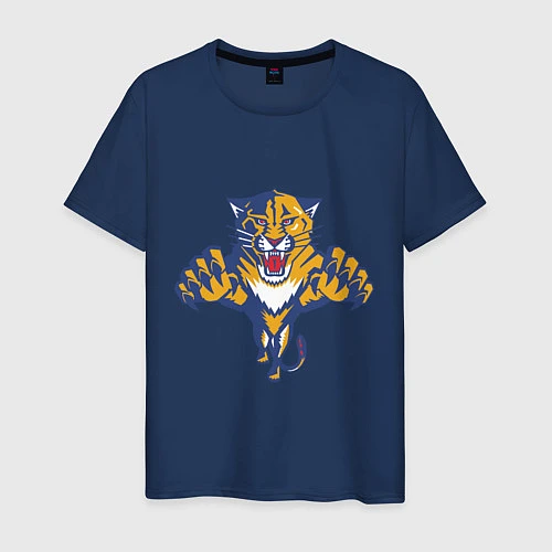 Мужская футболка Florida Panthers / Тёмно-синий – фото 1