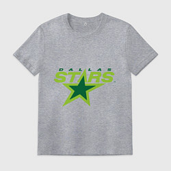 Футболка хлопковая мужская Dallas Stars, цвет: меланж