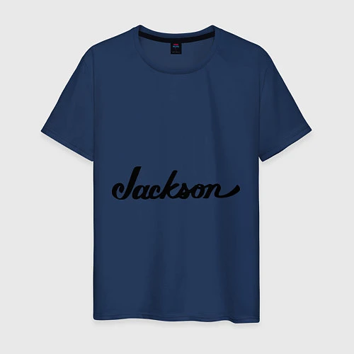 Мужская футболка Jackson / Тёмно-синий – фото 1