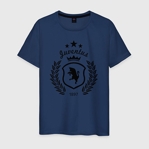 Мужская футболка Juventus King 1897 / Тёмно-синий – фото 1