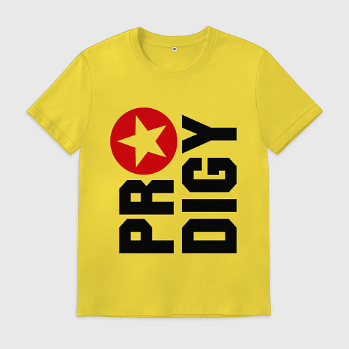 Мужская футболка Prodigy Star / Желтый – фото 1