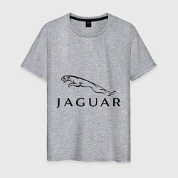 Футболка хлопковая мужская Jaguar, цвет: меланж