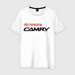 Футболка хлопковая мужская Toyota Camry, цвет: белый