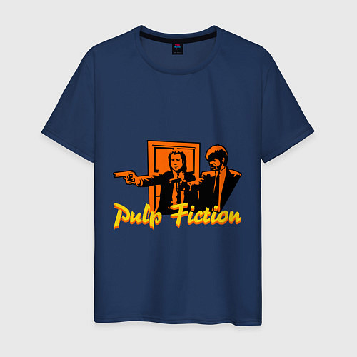 Мужская футболка Pulp Fiction / Тёмно-синий – фото 1