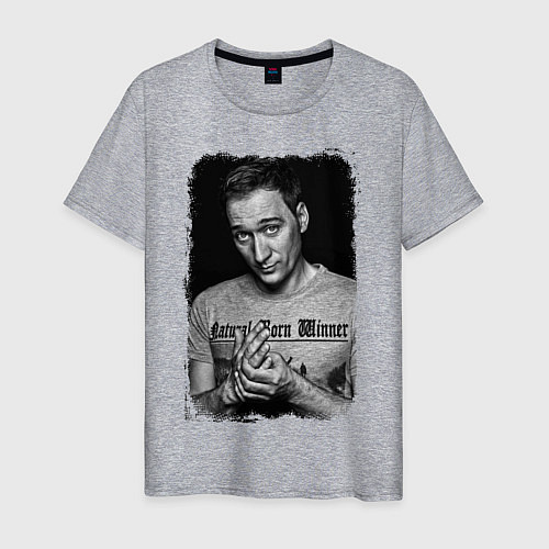 Мужская футболка Paul van Dyk: Retro style / Меланж – фото 1