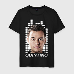 Футболка хлопковая мужская EQ: Quintino, цвет: черный