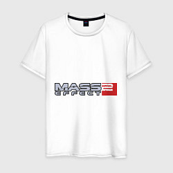 Футболка хлопковая мужская Mass Effect 2, цвет: белый