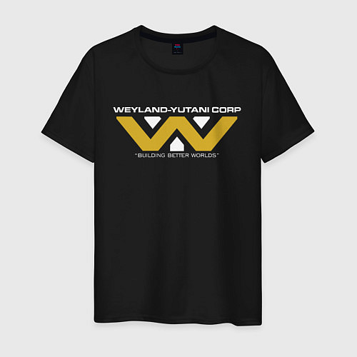Мужская футболка Weyland-Yutani / Черный – фото 1