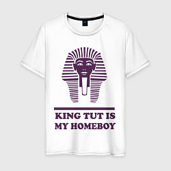 Футболка хлопковая мужская King Tut, цвет: белый