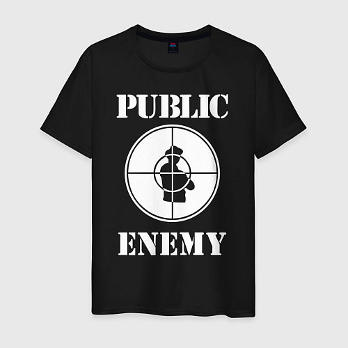 Мужская футболка Public Enemy / Черный – фото 1