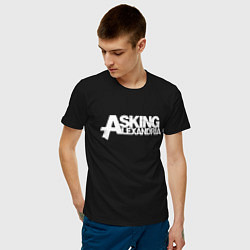 Футболка хлопковая мужская Asking Alexandria, цвет: черный — фото 2