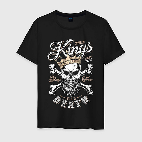 Мужская футболка Kings death / Черный – фото 1