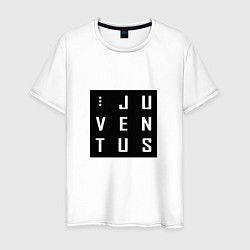 Футболка хлопковая мужская Juventus FC: Black Collection, цвет: белый