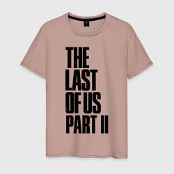 Футболка хлопковая мужская The Last of Us: Part II, цвет: пыльно-розовый
