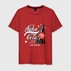 Футболка хлопковая мужская Nuka-Cola Enjoy, цвет: красный