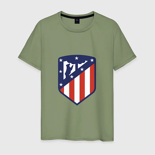 Мужская футболка Atletico Madrid / Авокадо – фото 1
