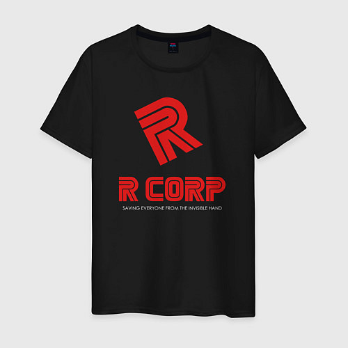 Мужская футболка R Corp / Черный – фото 1