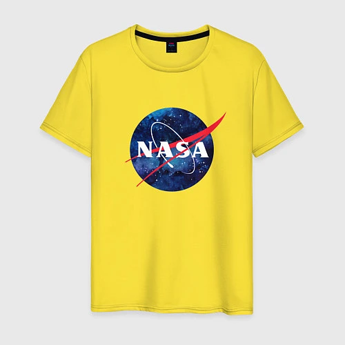 Мужская футболка NASA: Cosmic Logo / Желтый – фото 1