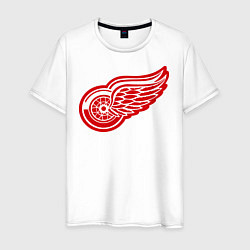 Футболка хлопковая мужская Detroit Red Wings: Pavel Datsyuk, цвет: белый