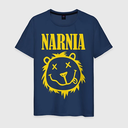 Мужская футболка Narnia / Тёмно-синий – фото 1