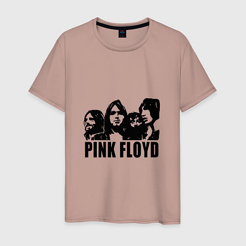 Мужская футболка Pink Floyd / Пыльно-розовый – фото 1