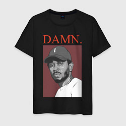 Футболка хлопковая мужская Kendrick Lamar: DAMN, цвет: черный