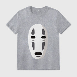 Футболка хлопковая мужская Безликий Бог Каонаси, цвет: меланж
