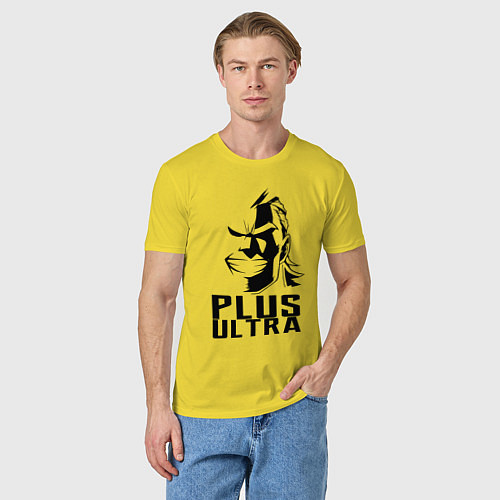 Мужская футболка Plus Ultra - My Hero Academia / Желтый – фото 3